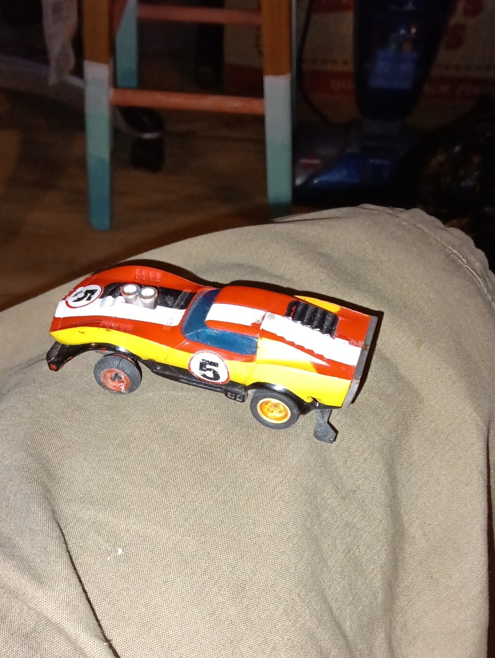 Vintage Lionel power gasser Corvette HO slotless car offered by MTH Nice!!